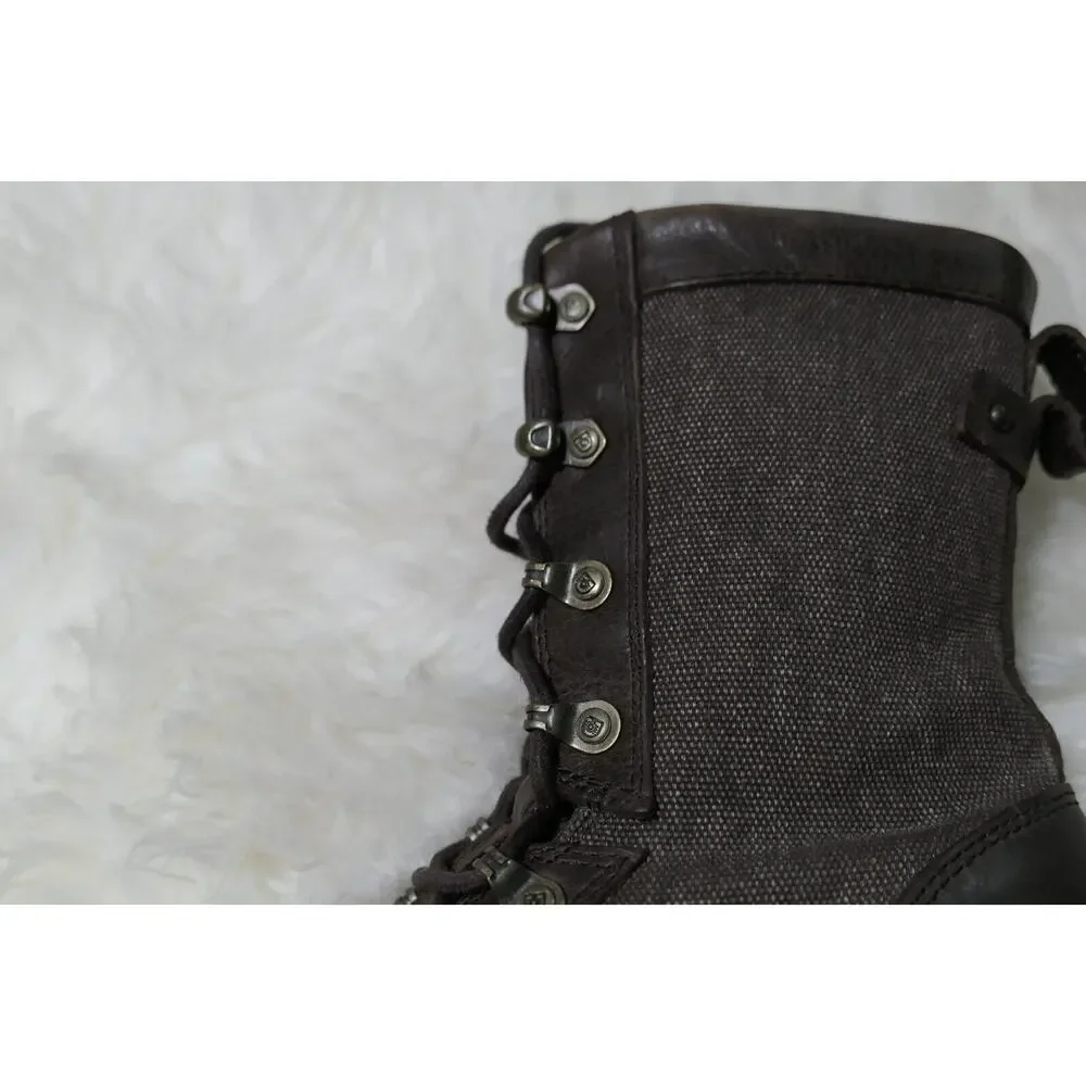NWT Durango Drifter Womens 8" Coffee Brown Leather Military Size 9 Boots DRD0322 - Picture 11 of 16